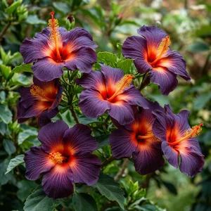 Гибискус Вивида Флэр купить по цене от 279р. в интернет-магазине «Посадика» с доставкой почтой в в Ржеве и по всей России – [изображение №1].