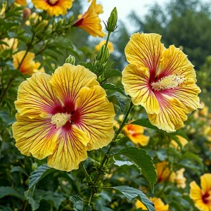 Гибискус Свит Соната купить по цене от 249р. в интернет-магазине «Посадика» с доставкой почтой в в Ржеве и по всей России – [изображение №1].