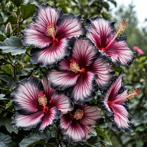 Гибискус садовый Самер Бридж купить по цене от 306р. в интернет-магазине «Посадика» с доставкой почтой в в Ржеве и по всей России – [изображение №1].