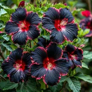 Гибискус садовый Файер Дэнсер купить по цене от 450р. в интернет-магазине «Посадика» с доставкой почтой в в Ржеве и по всей России – [изображение №1].